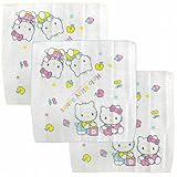 (サンリオ)Sanrioハローキティ ハンカチ 3枚セット ホワイト 32x32cm