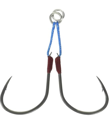 Amazon | エゾハチ EH-02 ささらさる ツインアシストフック1/0 3cm