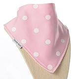 Bazzle Baby Banda Drool Bib, Pink Polka Polka by Bazzle Baby