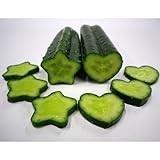 デコきゅう ：ハート40本と星40本[家庭菜園用きゅうりの型・可愛いキュウリをデコ弁に！] ノーブランド品