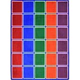 Joy Carpets Kid Essentials Early Childhood Blocks Abound Rug Primary 10'9 x 13'2 [並行輸入品]