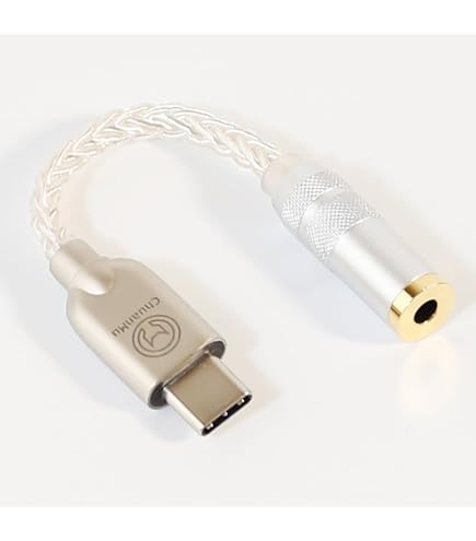 Amazon.co.jp: 【川木】Type-C to 3.5mm 変換ケーブル DAC内蔵 8芯 単