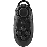 Richer-R ミニBluetoothゲームコントローラ カメラ写真リモコン ワイヤレスゲームパッド VRリモコン 音楽プレーヤーとカメラシャッター VRバーチャルリアリティ/電子ブック/pad/PC/ios/Samsung用