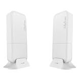 MikrotikワイヤレスワイヤRBwAPG-60adキット60 GHz無線リンク1 Gbit全二重リンク