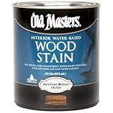 古いMasters 210280 78704 QT American Walnut Water Based木製Stain