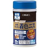 カンペハピオ 水性ウレタン着色ニス ブラック 300ML