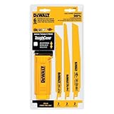 DEWALT DW4896 Bi-Metal Reciprocating Saw Blade Set With Case, 6-Piece [並行輸入品]