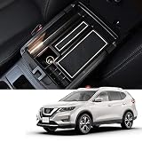 Coleya ニッサン エクストレイ T32/NT32/HT32/HNT32型 3代目 2013-2021専用 コンソールトライ コンソール収納ボックス センター収納ボックス ラバーマット付き 滑り止め 小物入れ 取付簡単 カーアクセサリー