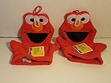 Sesame Street Bathtime Buddy Mitts Elmo (pack of 2) [並行輸入品]