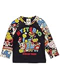 (マイファーストヒステリック) MY FIRST HYSTERIC HYSTERIC CIRCUS TRAIN総柄 ラグラン長袖Tシャツ 80cm ブラック