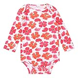 MYDABABY キッズ ロンパース 80 90 上級 コーマ绵 100% ベビー用着ぐるみ 赤ちゃん プリント 柄 6ヶ月～3歳 80 オレンジ花々