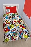 Marvel Comics Single Duvet & Pillow Cover Set [並行輸入品]