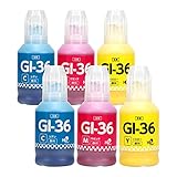 キヤノン用 互換インクボトル GI-36 CMY×2（シアン2本 マゼンタ2本 イエロー2本）全色顔料 GX7030 / GX6030 / GX5030 / GX4030 / GX5530 / GX6530