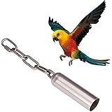 鳥おもちゃ 鈴 噛むおもちゃ ステンレス製 吊り下げ ベル 鐘 オウム インコ バード ストレス解消 知育 装飾