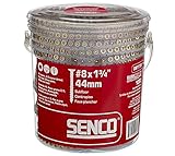Senco 08F175Y Duraspin Number 8 by 1-3/4-Inch Flooring to Wood Collated Screw (1,000 per Box) [並行輸入品