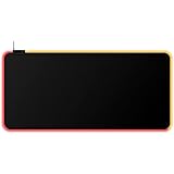ハイパーエックス(HyperX) HyperX Pulsefire Mat RGBゲーミングマウスパッド RGBライティング XL サイズ 布製 ゲーマー向け カスタマイズ可能 2年保証 4S7T2AA ブラック