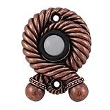 Vicenza Designs D4004 Equestre Rope Style Doorbell, Antique Copper by Vicenza Designs