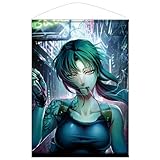 コスパ COSPA ブラック・ラグーン 原作版 レヴィ B2タペストリー 約72.8cm×51.5cm