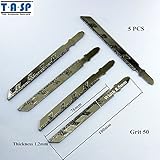 TASP のための花こう岩 5 PC 100 mm ダイヤモンド用ジグソーブレード電動工具アクセサリの切断