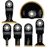 プロ仕様 マルチツール 替刃 6点 BIM バイメタル チタンコーティング 【CURT PRODUCT】