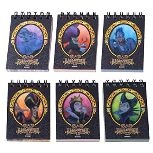TDR メモパッド 2016 ハロウィン 60枚 1pc. 9/1～ ディズニー ハロウィーン ハロウィン 2016 シー メモ 6個 セット