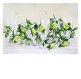 結婚式パーティーの家の装飾のための絹の花グリーン?ローズつたリーフ?ガーランド