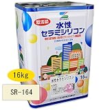 水性セラミシリコン SR-164（淡彩色） 艶有 16kg [エスケー化研]