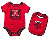 Rutgers Scarlet Knights NCAA幼児" Look at the Baby " Onesie w /よだれかけセット