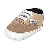 Dovewill カジュアル　キャンバス　シューズ　　幼児用　　ベビー　ソフトソール　アンチスリップ　　プレウォーカーシューズ　練習用　全3サイズ2色 - カーキ, L