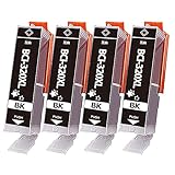 キャノン用320BKインク BCI-320BK互換インク BCI-320XLBK互換 インク カートリッジ ブラック 4本セット 大容量