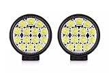Aphrodite 2pcs 42 W Epistar LED作業ライト3500ルーメンオフロードジープ防水ランプ