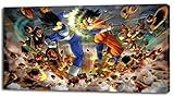 ドラゴンボールZプリントキャンバスホーム壁の装飾アートGiclee Goku Vegeta p039 130x70 cm (51"x27.5" Inches) P0394