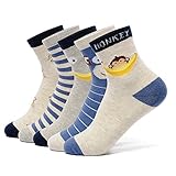 ＮiBao 子供用純綿靴下 ソックス スニーカーソックス 5足 セット 男の子 女の子 シンプル カラー 柔らかい靴下