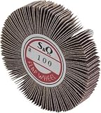 TRUSCO MURAKO 軸付フラップ金具無し 外径80幅15軸径6mm 100# KN8015 100 5個分