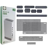 For Xbox Series X/S ダストプラグ for XboxシリーズS対応 ダストフィルターキット for XboxシリーズS対応 防塵カバーキット シリコン 防塵プラグ シリーズ S ダストプロテクター8個 シリーズ Sメッシュフィルターカバー4枚付き HDMI USBインターフェース 防塵カバー 防塵プラグ シリーズSコンソール用 (Ｓ黒)
