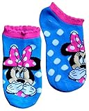 【Disney/ディズニー】ミニーマウス キッズ用ソックス・靴下『ドット』ブルー