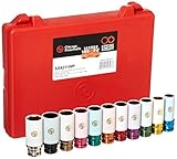 Chicago Pneumatic SS4211WP 1/2"Drive 11 Piece SAE/Metric Impact Socket Set [並行輸入品]