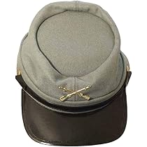 Civil War Wool Lined Kepi Hat : Amazon 