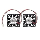 2パック 40 x 40 x 10mm 4010 12V 0.10A ブラシレスDC冷却ファン 2ピン AV-F4010MB UL CE
