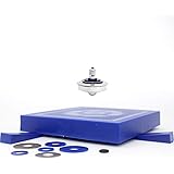 フェリモア コマ 空中浮遊 独楽 回転 UFO 円盤 科学 磁気 実験 子供 磁力 マジック 台付き (ブルー)