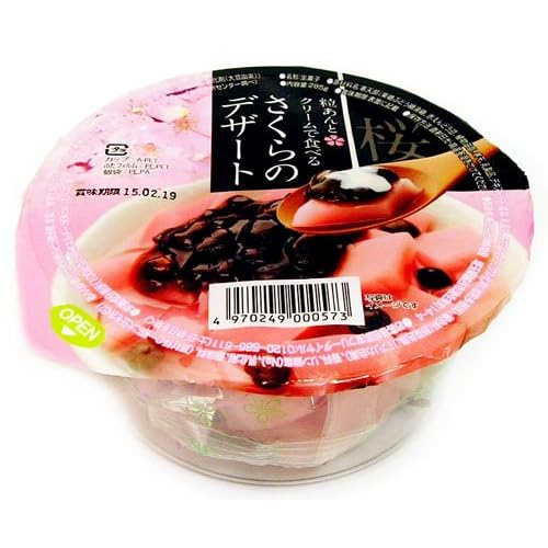 岡崎物産 粒あんとクリームで食べる さくらのデザート