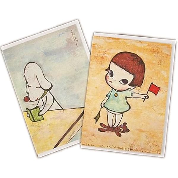 Amazon.co.jp: 奈良美智ポストカード 4 (Yoshomoto Nara: Puddle