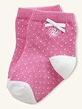 ラルフローレン　Ralphlauren ガールズソックス　ホワイトドット　0-6ヶ月 [並行輸入品]