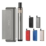 ジョイテック【eRoll Slim スリム】スターターキット Pod with PCC Box 480mAh+1500mAh 2ml 電子タバコ イーロール ポッド Vape ベイプ 充電PCC付きセット ニコチンフリー (Gunmetal Grey)