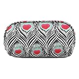 リバティプリント メガネポーチ　（Caesar）（シーザー）ブラック