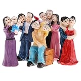 Kesoto 樹脂　人物モデル　ミニチュア　ガーデン　ヤード　ハウス　オフィス　装飾　アクセサリー　