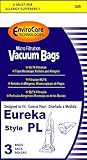 Generic Package of 3 Replacement Eureka Paper Bag, Style PL 4750 Upright