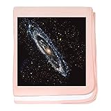 CafePress – Andromeda Galaxy – -スーパーソフトベビー毛布、新生児おくるみ ピンク 07604250076832E