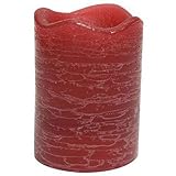 High Quality CGT55600CU45 6-Inch Tall Flameless Rustic Pillar Pomegranate Scented Candle with 5-Hour