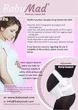 BabyMad Maternity Support Belt Pregnancy Support, Waist Back Abdomen Belly Band Brace (XXL: 52-61.5 